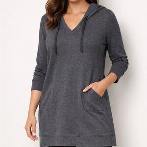 Soho Street New York and Company Hooded Sweatshirt Dress ladies size L